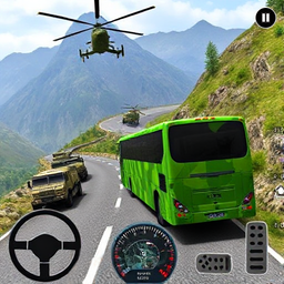 Army Bus Driver 3D Soldier Bus