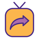 ارسال فایل به تلویزیون