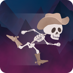 Skeleton Journey runner - run,