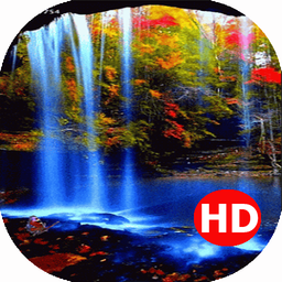 پس زمینه زنده آبشاربی نهایت زیبا