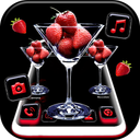 Strawberry Glass Theme