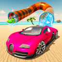 Ramp Car Beach Racing Stunts