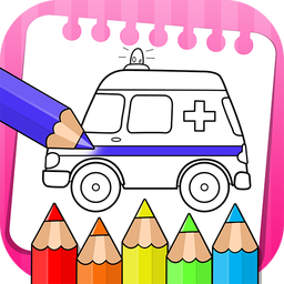 Vehicle Coloring &Drawing Book