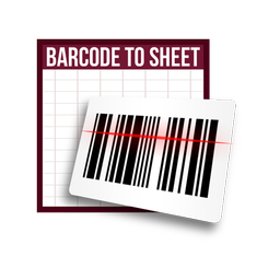 Barcode to Sheet