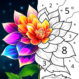 Color by Number for Adults
