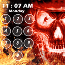 Skull Lock Screen - Pin Lock