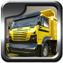 Heavy dump truck 3D parking