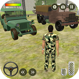 US Army Military Truck Driving
