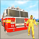 Firefighter Truck Driving Game