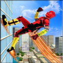 Flying Ninja Hero Crime Chase