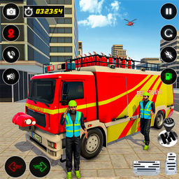 Emergency Fire Truck Game