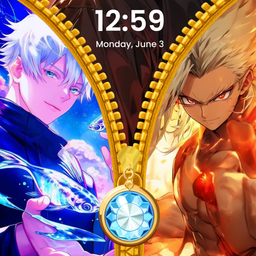 Zipper Lockscreen Wallpaper