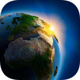 3D Rotating Earth Wallpaper