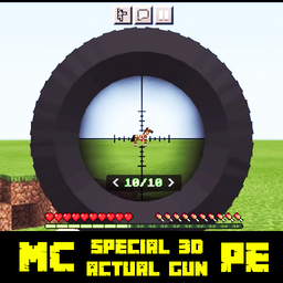 Gun Mod for MCPE 3D Actual Gun