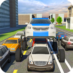 Elevated Car Driving Simulator: Modern Taxi Driver