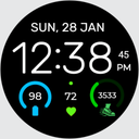 Watch Face Digital EasyRead D1