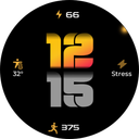 Digital Gradient WF Wear OS 5+