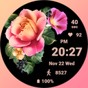 EY01 Flowers Watch Face
