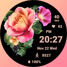 EY01 Flowers Watch Face