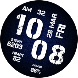 Digital SCRATIN Watch face