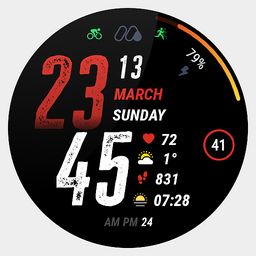 Sport watchface for watch4