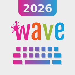 Wave Animated Keyboard Emoji