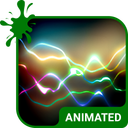 Color Waves Animated Keyboard + Live Wallpaper