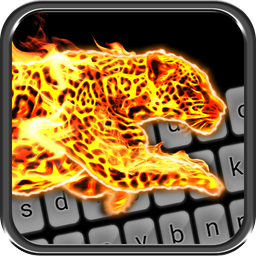 Cheetah Fire Keyboard Theme