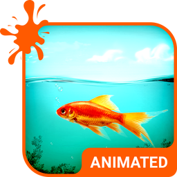 Golden Fish Animated Keyboard + Live Wallpaper