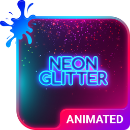 Neon Glitter Wallpaper