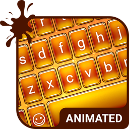Orange Animated Keyboard