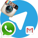 آموزش واتساپ تلگرام اینستاگرام و.
