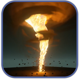 Fire Tornado live wallpaper