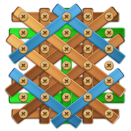 Puzzle Wood Nuts & Bolts Games