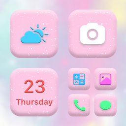 Wow Cute 3D Bunny Icon Pack