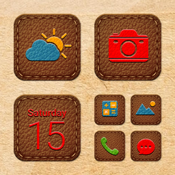 Wow Leathery Theme - Icon Pack