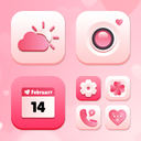 Wow Sweet Love Icon Pack