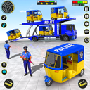 Police Tuk Tuk Transport Truck