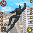 Flying Bat Hero Man Superhero