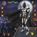 Flying Bat Hero Man Superhero