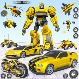 Robot Transform Robot Car Game