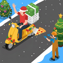 Crazy Pizza: Moto Delivery