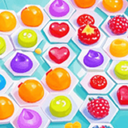 Hexagonal Fruit Elimination