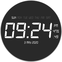 Digital Clock Live Wallpaper