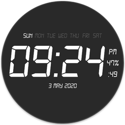 Digital Clock Live Wallpaper