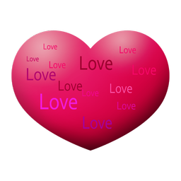 ویجت عاشقانه (اسم و قلب)