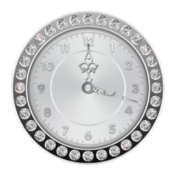 Silver Clock Widget