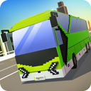 Coach Bus Craft City Driving