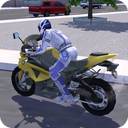 Fast Motorcycle Rider