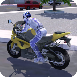 Fast Motorcycle Rider